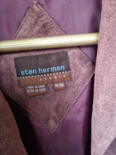 Jaqueta de couro stan herman