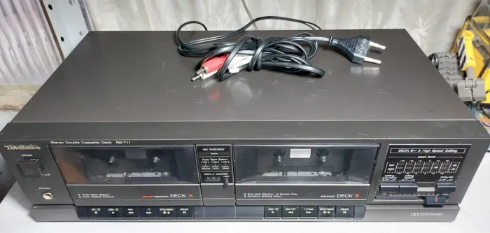Tape deck technics mod Rs-T11 funcionando 220v leia -Pioneer-Gradiente-