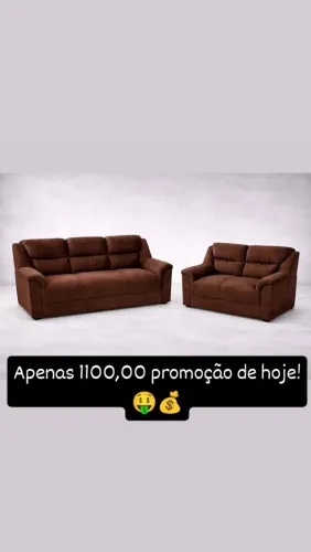 Jogo de sofá 2 e 3 lugares novos direto da loja
