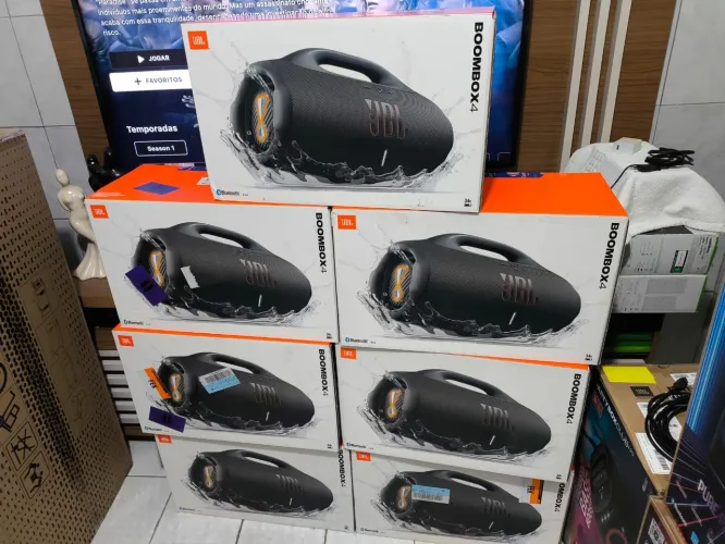 Caixa Bluetooth JBL Boombox 4 Nota Fiscal - 1 Ano de Garantia 
