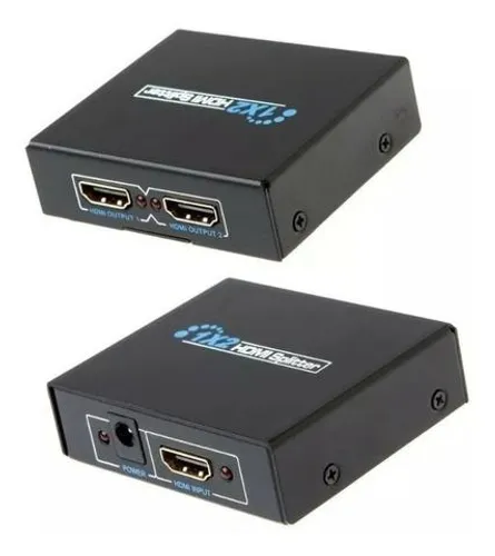 Splitter Distribuidor 1x2 Cabo Hdmi Divisor Full Hd 1080p 1.4 3D