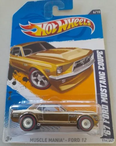 HOT WHELLS 67FORD MUSTANG COUPE 2012 SUPER T-HUNT
