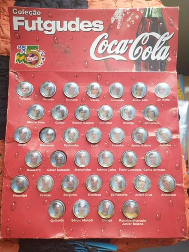 Coleção Futgudes Coca-Cola 1998