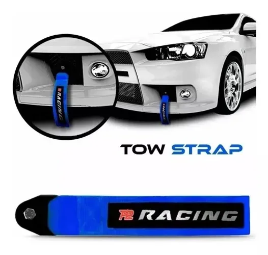 Strap Hook Cinta Reboque Engate Esportivo - Azul