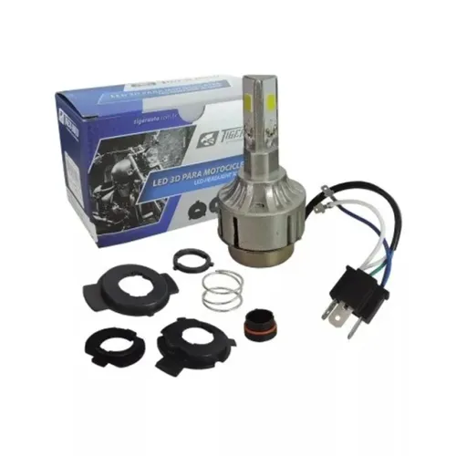 Lâmpada Super Led H4/H7 6000K 36W Moto12V - Tiger Auto