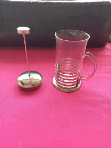 Cafeteira Prensa Francesa em Vidro e Aço Inox 600Ml Clink
