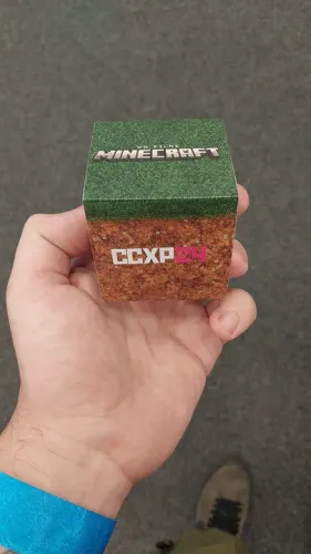 Bloco minecraft CCXP2024