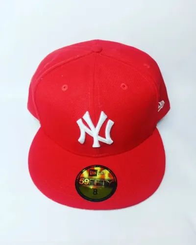 Boné New York Yankees vermelho - New era - 59fifty - NY- Baseball - Mlb