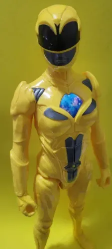 Boneco POWER RANGERS AMARELO BANDAI O FILME 30cm