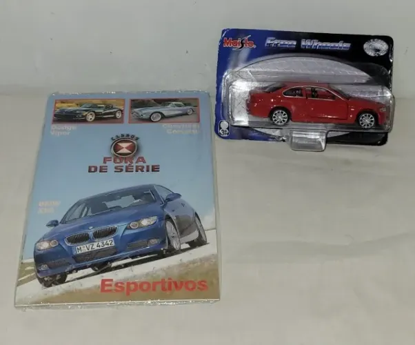 Carros Fora De Série Bmw 335i Maisto 1/42 + Revista