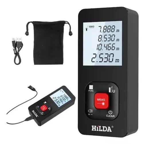 Medidor de Distância a Laser HILDA 50m - Novo