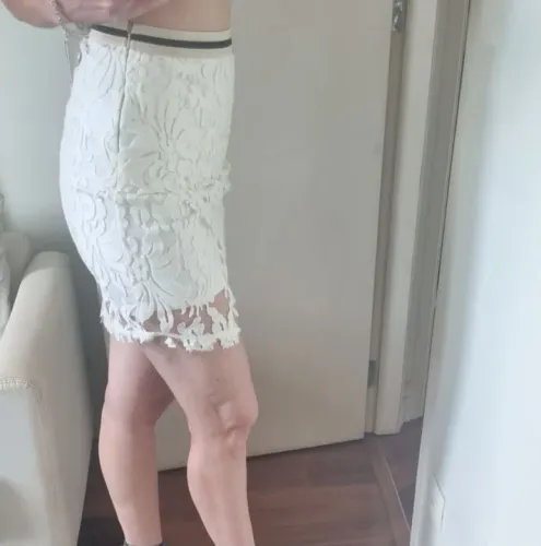 mini saia john john, nunca usada, p