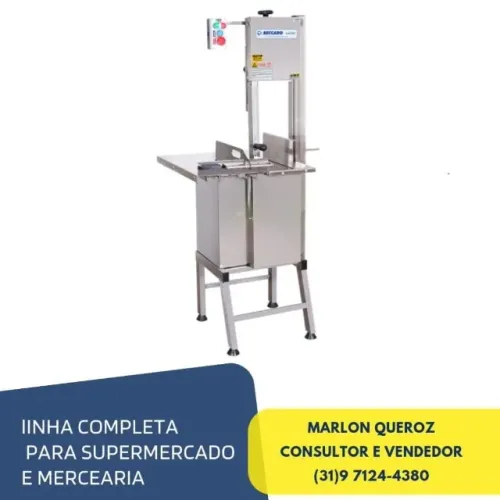 Serra Fita Beccaro com Pé Inox Nova
