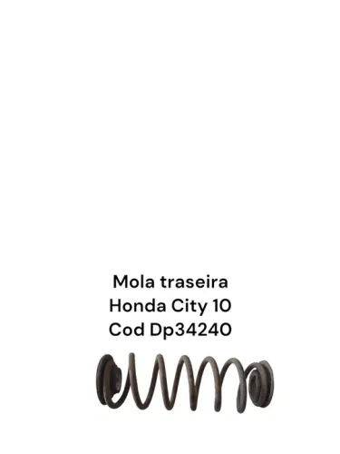 Mola traseira Honda City 10 Cod Dp34240