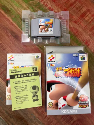 Jogo Jikkyou 2001 Original Nintendo 64 CIB