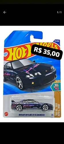 Hot Wheels Nissan Skyline GT-R33 (AZUL)