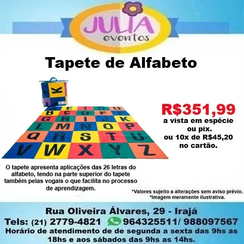 Tapete de Alfabeto Infantil - Ldm