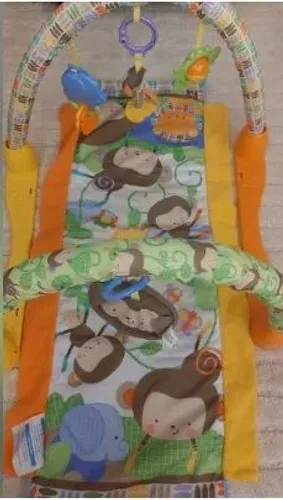 Ginásio bichinhos 2 em 1 Fisher-Price tapete de atividades