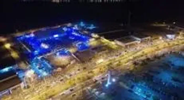 Imagens aéreas de drones ao vivo para shows e retransmissão para TV e Telões