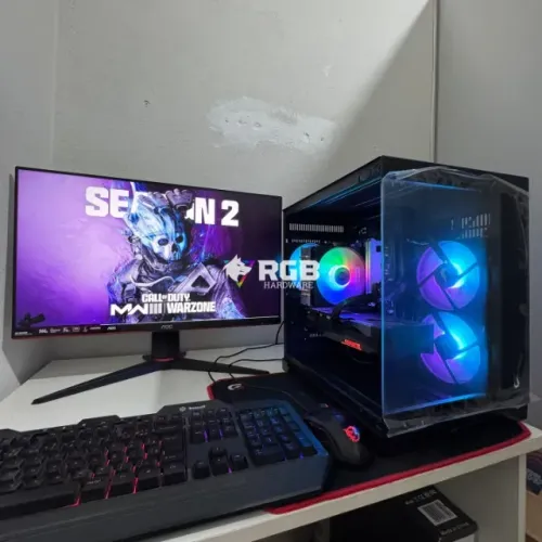 PC Gamer COMPLETO RYZEN 5 + RX 7600 + 1 ano de garantia e em até 12x
