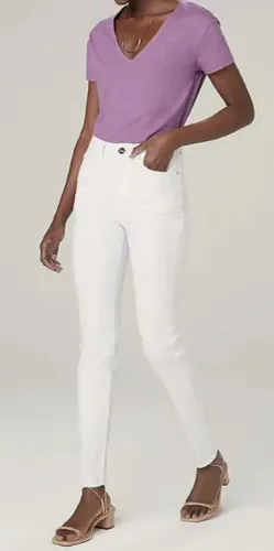 & JEANS CALÇA SLIM TAM 44 65,00<br>COM STRACH<br>ALTURA 1,10CM<br>CINTURA 47CM