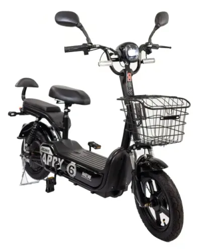 Bicicleta Elétrica Goon.up 500w Preta - 14 Com Alarme Cor Preto