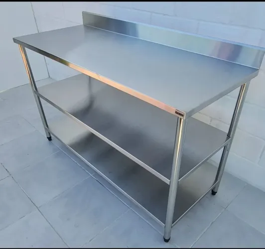 Mesa  110x60  inox 304 1mm equipe de excelente qualidade pagamento na entrega 