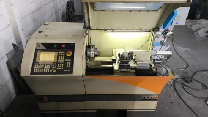 Torno CNC Atlasmaq TCA 320 Funcionando Siemens 802