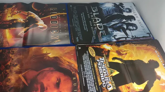 Posters de filmes originais - Blade, Riddick, Tesouro Perdido