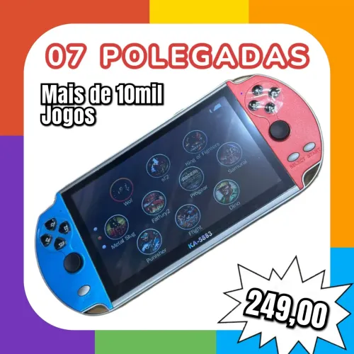 Video Game Portátil 7 polegadas
