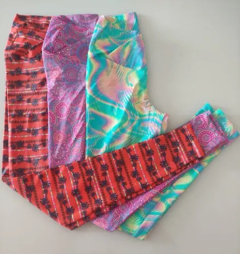 3 Calças legging