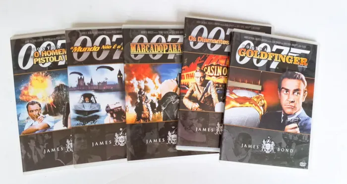 Coleção DVDs 007 James Bond - Clássicos!