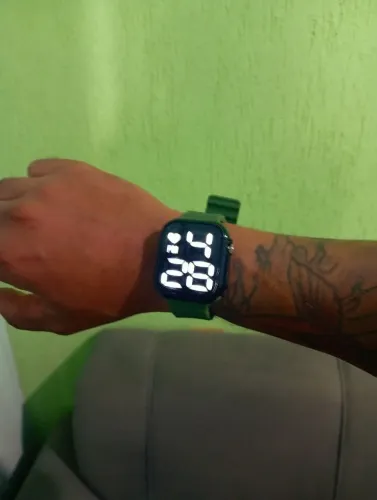 Relógio digital a prova d'água led