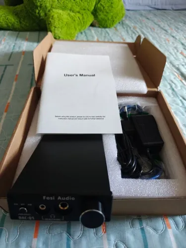 Fosi Audio DAC Q5 com fonte