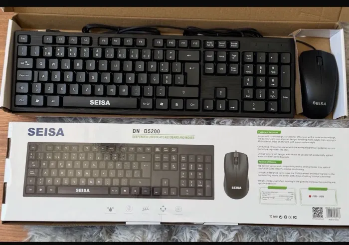 Kit mouse e teclado 