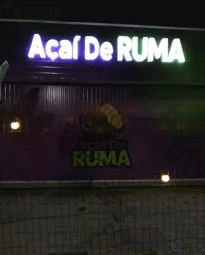 Letra caixa acrílico luminosa