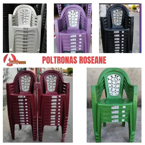Poltronas Roseane - Cadeiras de Plástico