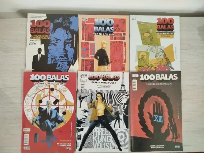 HQ Quadrinhos 100 Balas (completo em 6 edições)