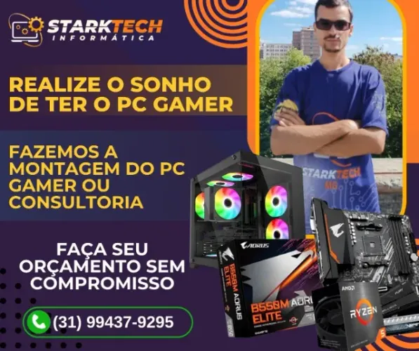 Montagem de PC Gamer Profissional - Orçamento Grátis