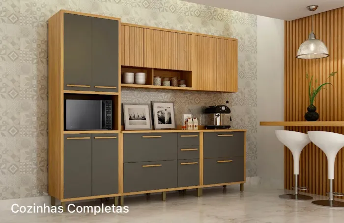 Armário de Cozinha Design Rupafo Luna Completa t654