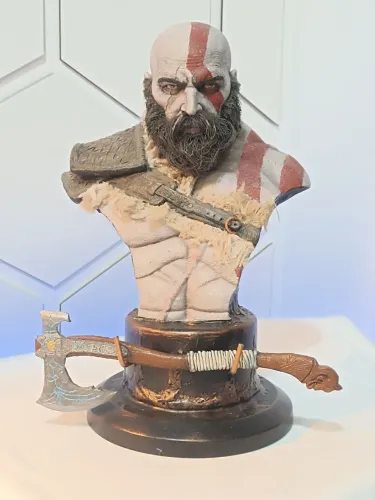 Busto Kratos God Of War 
