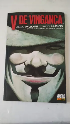 V de Vingança de Alan Moore e David Lloyd - capa mole
