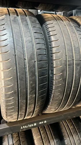 Pneu 195/55/16 Michelin 80% Vida util