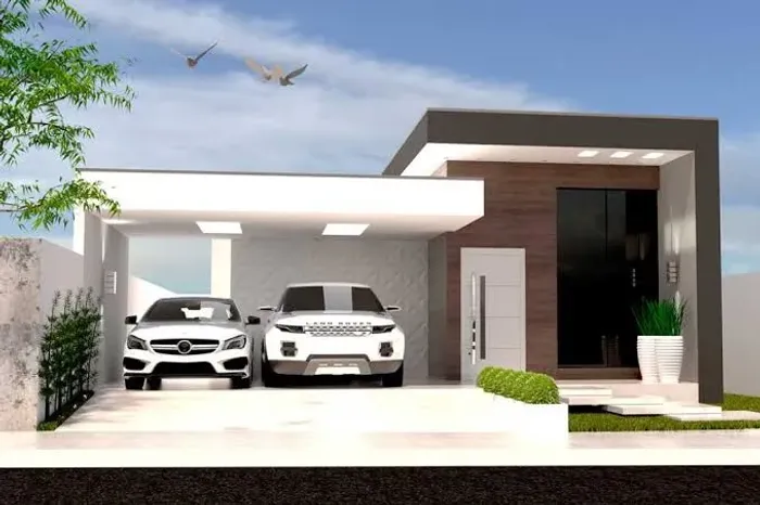 Fachadas modernas - Reformas - Projetos e Plantas 