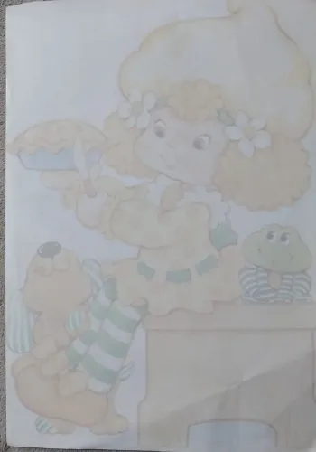 Papel de carta moranguinho (turma) - cód 478