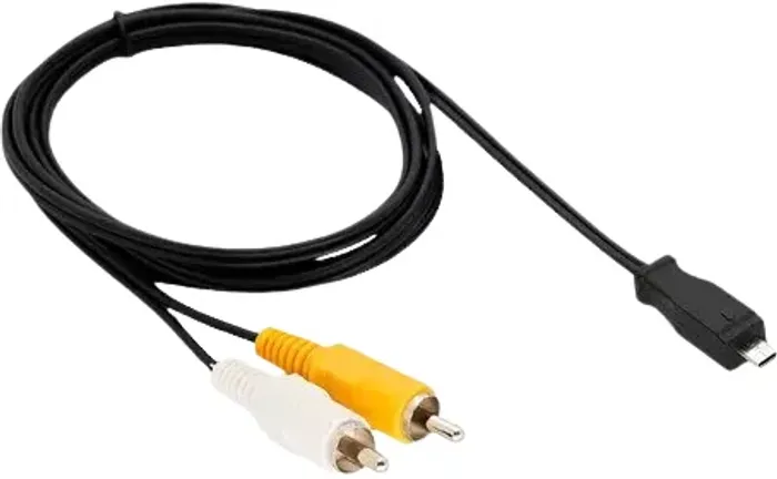 Cabo Mini Usb 8 Pinos + 2 RCA AV 1,5Mt