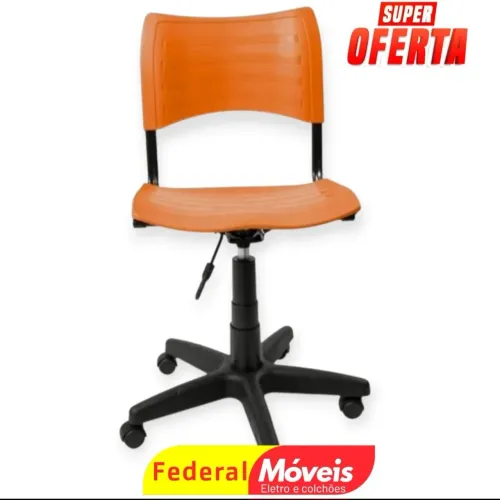 Cadeira Plástica com caixa giratória Plaxmetal - Conforto e Praticidade