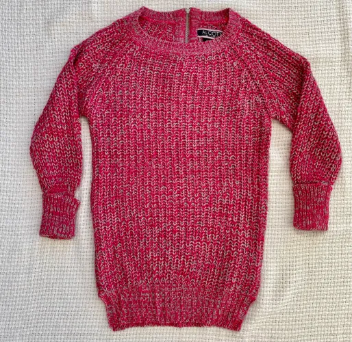 Blusa tricô marca Alcott feminino tamanho P rosa com cinza