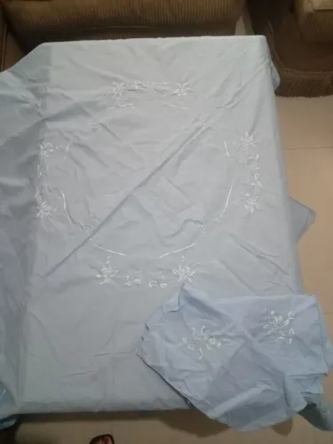 Jogo toalha ilha da madeira bordado 