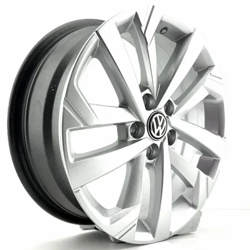 JOGO DE RODAS VW VIRTUS ARO 16X6 GRAFITE DIAMANTADA 5X100 ET 49 SEMINOVAS
